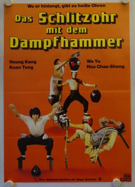 Das Schlitzohr mit dem Dampfhammer originales deutsches Filmplakat
